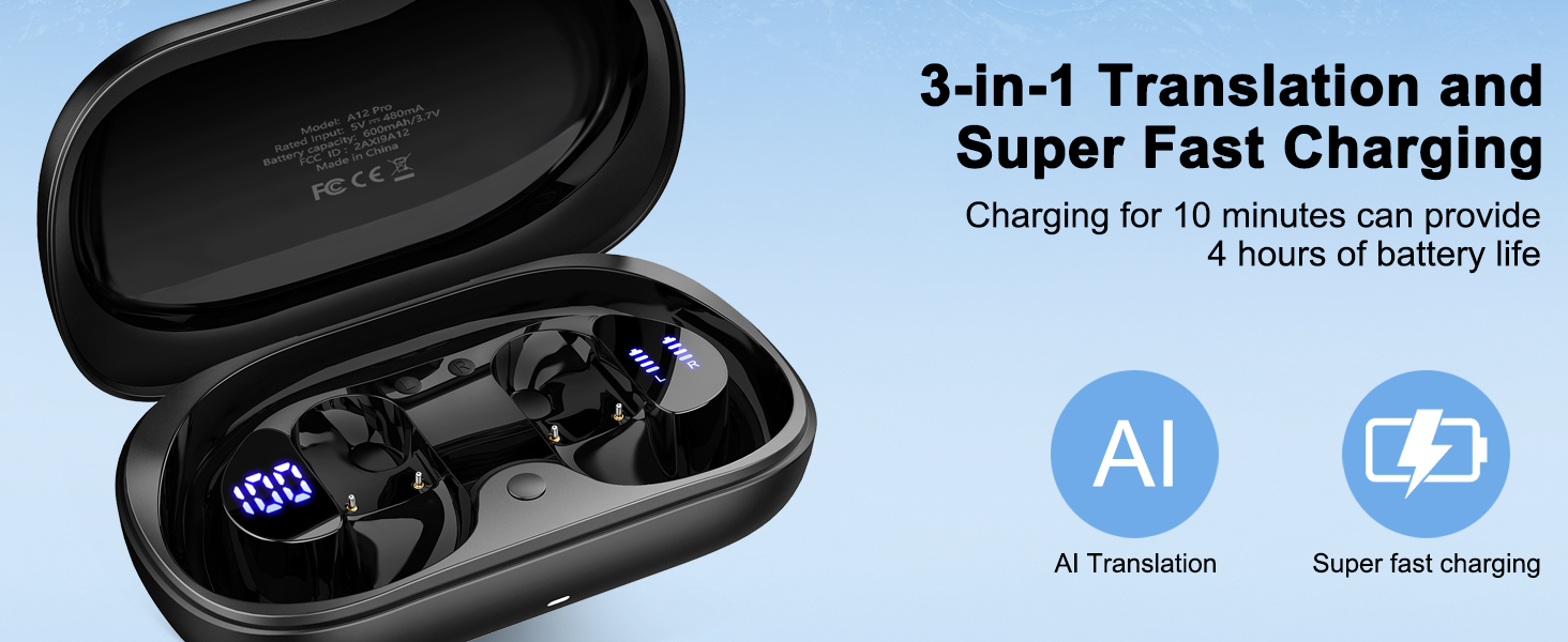 translation earbuds real time