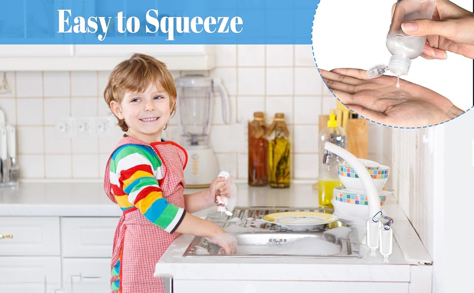 a child washing hands