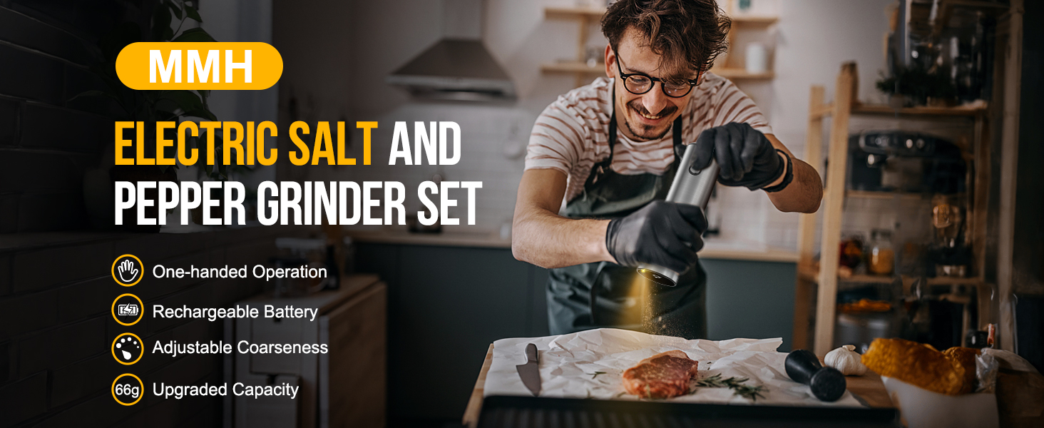 salt and pepper grinder set