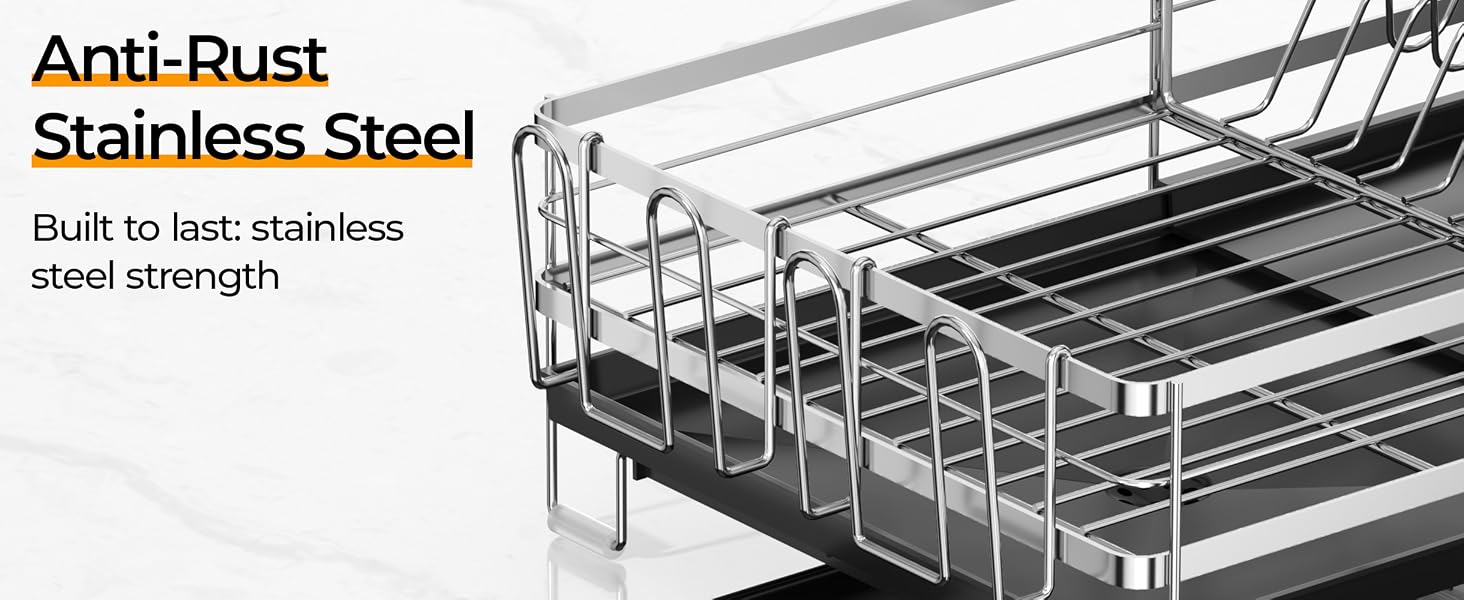stainless steel dish rack