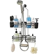 STAHLHEART Shower Caddy Hanging for Bathroom Organizers and Storage - 3-Tier Adjustable Anti-Swin...