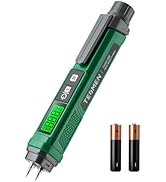 Wood Moisture Meter, TESMEN TWM-186 Portable Pen Moisture Meter, Pin-Type Moisture Meter with 2 M...
