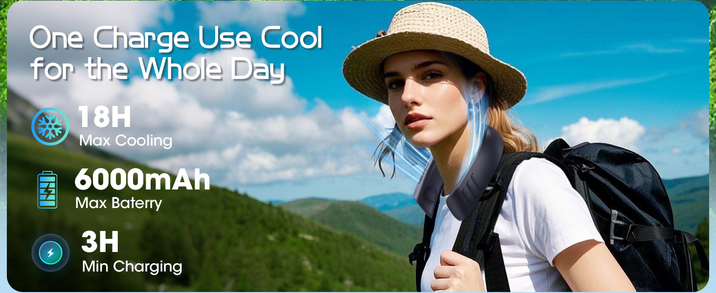 neck fan rechargable portable neck fan foldable neck fan personal fan neck fans that blow cold air