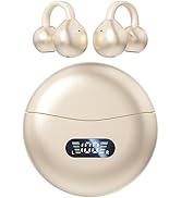 Piluyaa Clip-on Earbuds,Open Ear Earbuds Wireless Bluetooth 5.4, Lightweight Open Ear Headphones ...
