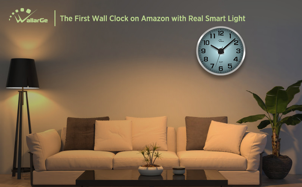 smart light wall clock