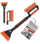 TidyBliss Ice Scraper and Snow Brush for Car Windshield, 24.8 inches Aluminum Frost Remover with ...