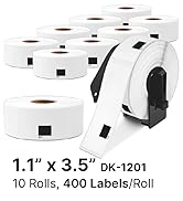 Spartan Industrial - Replacement for DYMO 30336 (10 Rolls, 5000 Labels) 1" X 2 1/8" Direct Therma...