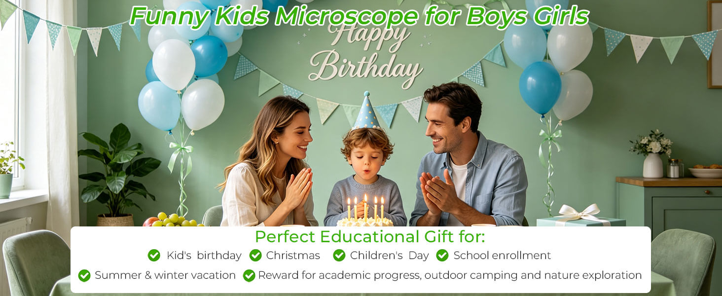 kids microscope for boys girls for birthday