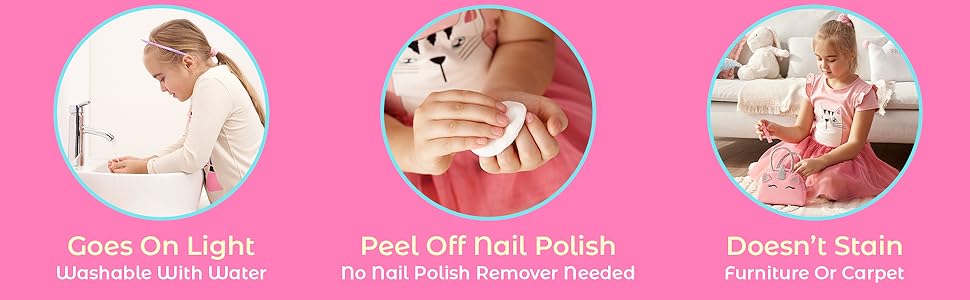 Goes on light, peel off nail polish, and doesn&amp;#39;t stain