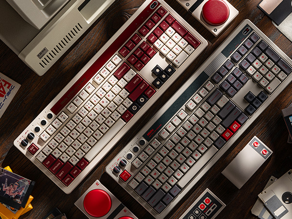 Retro Mechanical Keyboard 108 keys for Windows and Android Programmable Keyboard Hot-swappable