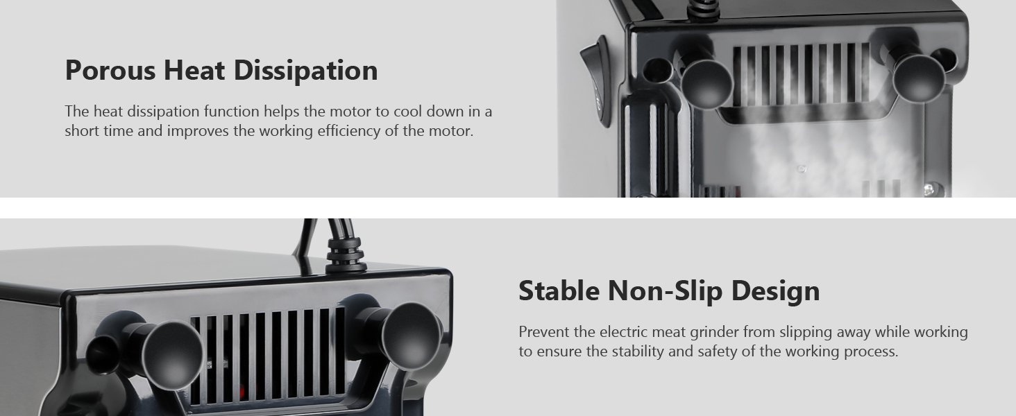 Stainless Steel Heavy Duty Meat Mincer Machine for Home Kitchen Use