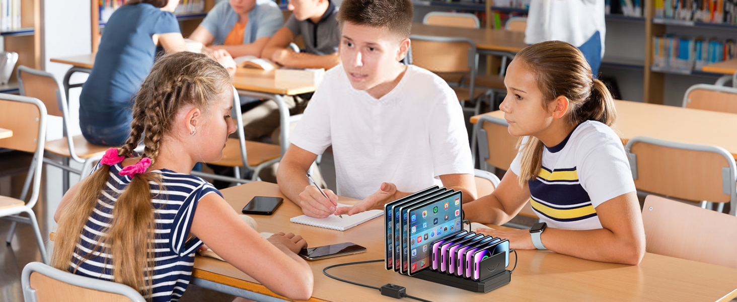 tablet charging station