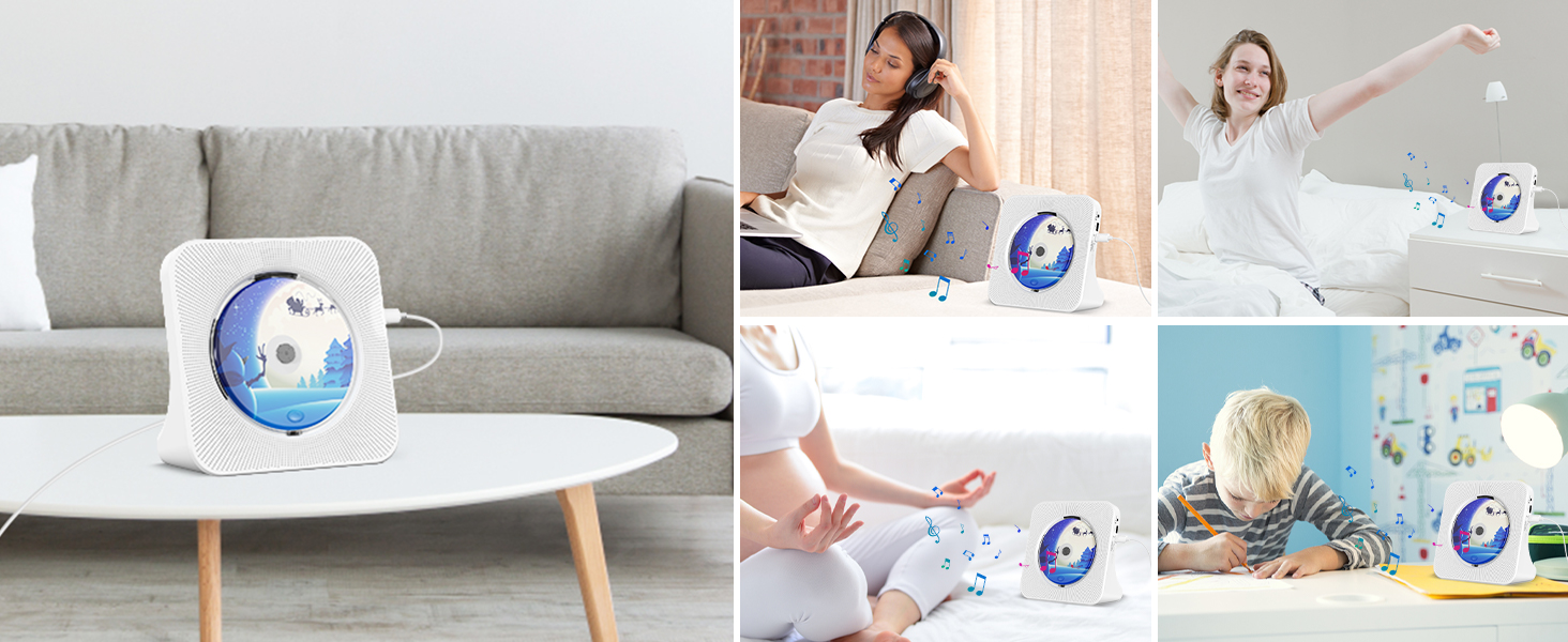 CD Player with speakers