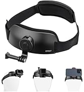 Head Strap Mount for Action Camera iPhone - ULANZI CM27 2 in 1 POV Sets Support Vertical Shots Vl...
