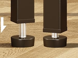 4-Tier AV Media Stand with Power Outlet, Wooden Record Player Stand