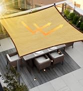 hanging backyard rectangle sun shades