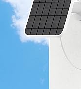 Security camera system with solar panel