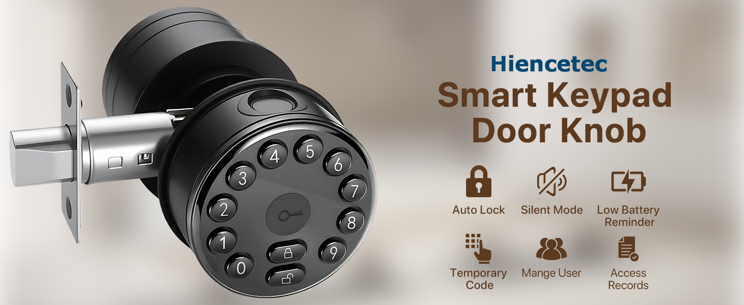 Smart Keypad Door Knob