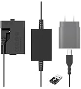 DR-E10 DC Coupler LP-E10 Dummy Battery USB C Cable Replace ACK-E10 AC Power Adapter Compatible wi...