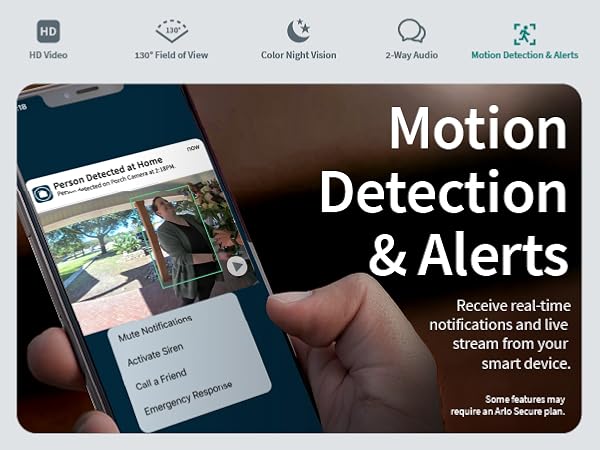 motion detection and alerts receive notifications and live stream from your smart device.