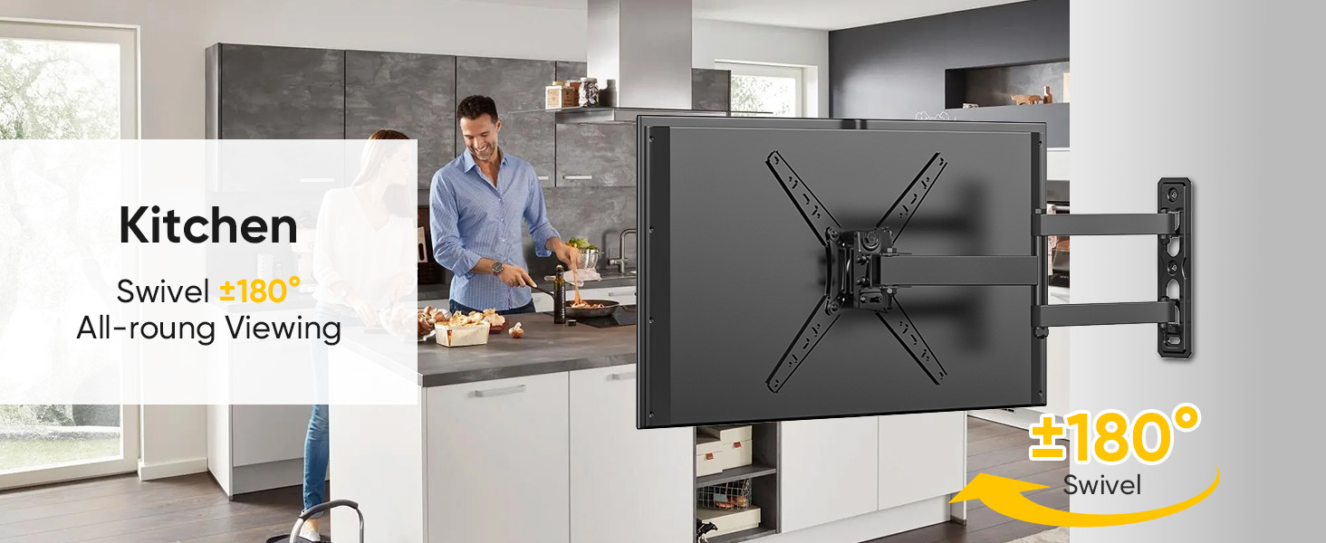 long arm tv wall mount