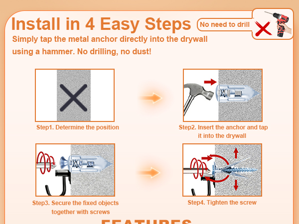 wall anchors for drywall heavy duty
