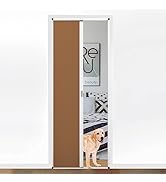 MaKefeile No-Drilling Interior Accordian Folding Bedrooms Door Closet Sliding Barn Panels Doors H...