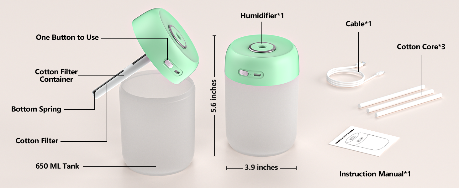small humidifier for desk