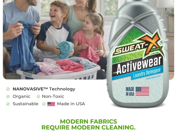 SweatX stain remover detergent odor eliminator