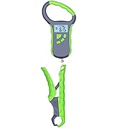 SNAIL TRAIL Fish Scales with 7.5'' Floating Lip Gripper, 50 lbs Digital Fishing Weigher with Hook...