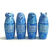 Mingzhang Egyptian Statue -Ancient Egyptian Four Sons of Canopic .Set of 4Pieces. Resin Ancient E...