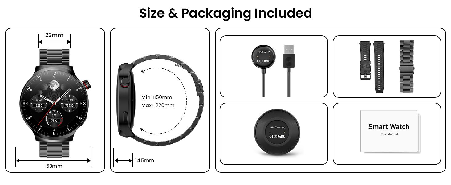 Size &amp;amp;amp; Packaging included