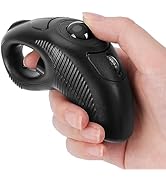 welspo Wireless USB Handheld Finger Trackball(Black) Mouse with Laser Pointer