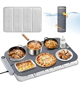 Homelove Warming Mat for Food - Electric Warming Tray with 7-Level Temp Settings &amp; 6 Hours Timer,...