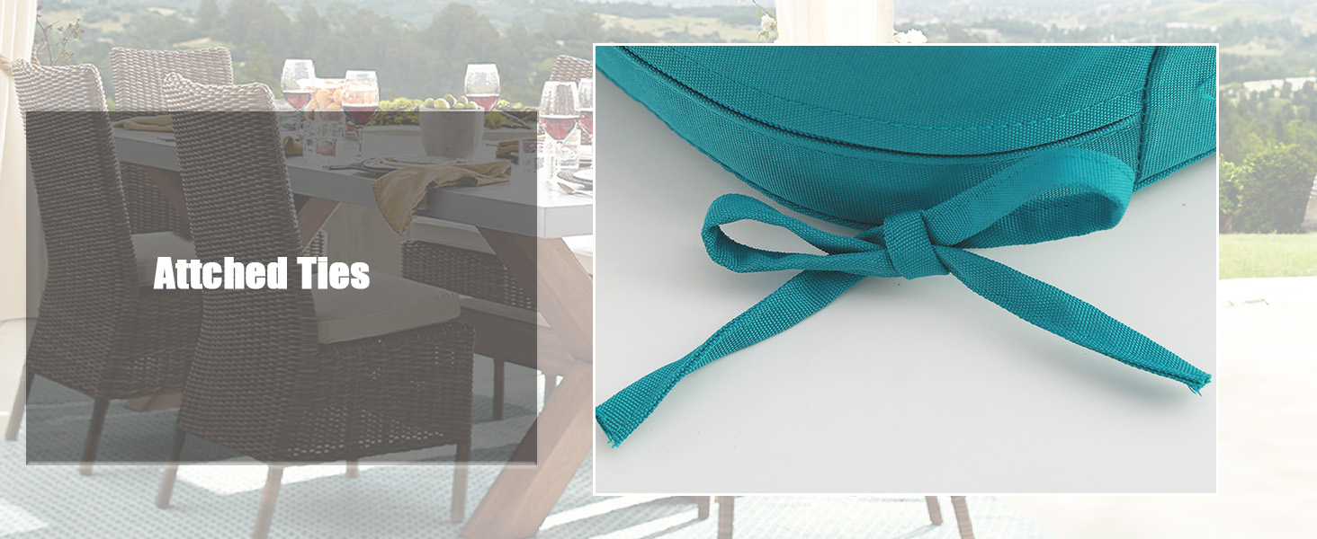 Outdoor Seat Cushion Outdoor Chair Cushions Set of 4 Patio Chair Cushions Furniture Chair Pads