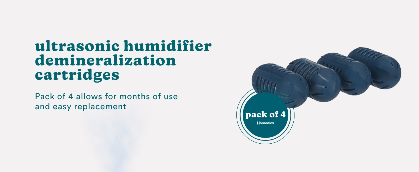 four blue demineralization cartidges