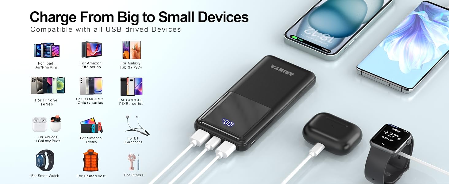 power bank portable charger battery pack powerbank