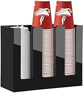 MYITYARD Coffee Cup Holder, Cup and Lid Organizer fits 5 to 16 oz Disposable Paper &amp; Plastic Cups...