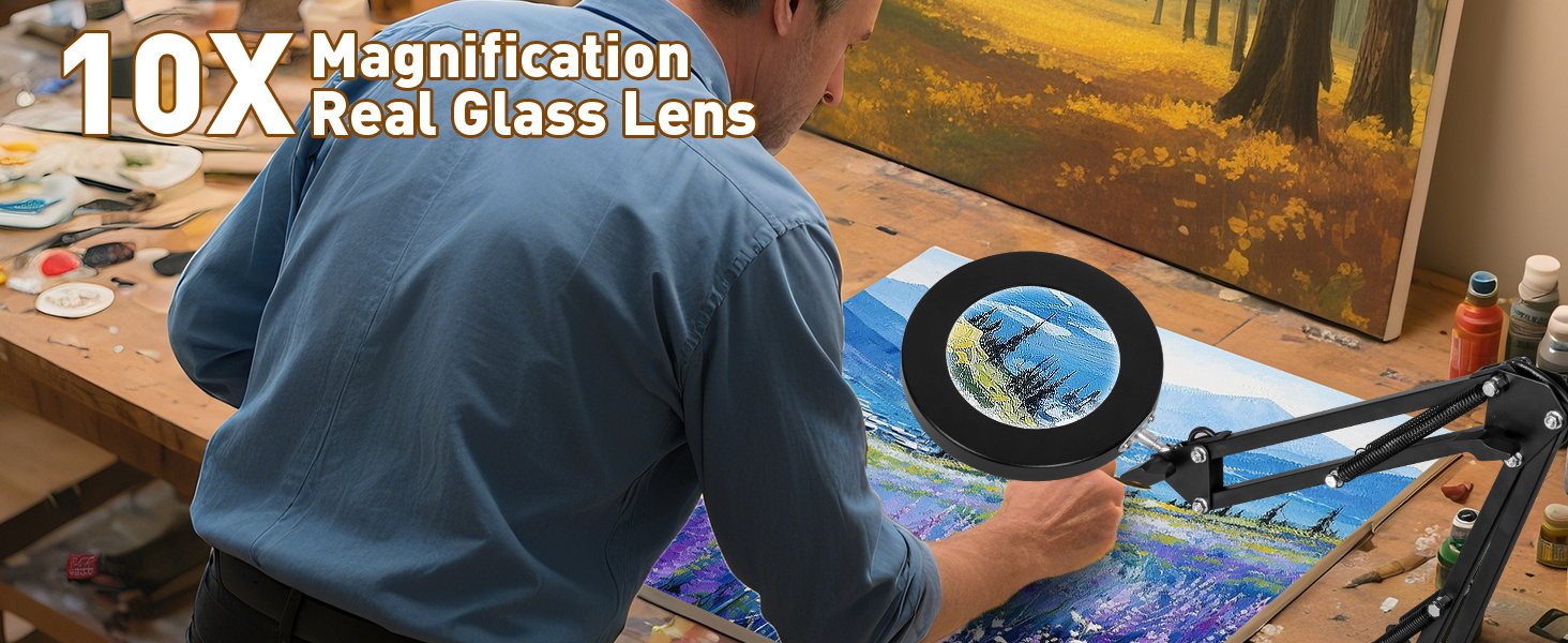 magnifying glasses for crafts 10x magnifying glass with light led magnifying lamp