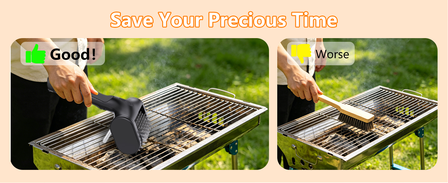 Electric Grill Brush for Outdoor