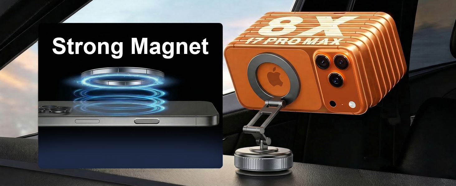 STRONG MAGNET CAR PHONE MOUNT