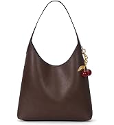 HICARRY Faux Suede Hobo Bags Vegan Leather Shoulder Bag Tote for Women Medium Slouchy Designer Ha...