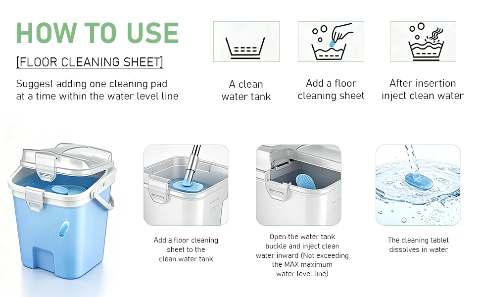 Floor Cleaner Tablets,Pre Measured Dissolvable Cleaning Solution