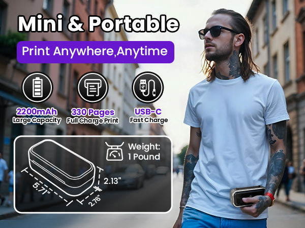 Stencil printer for tattooing