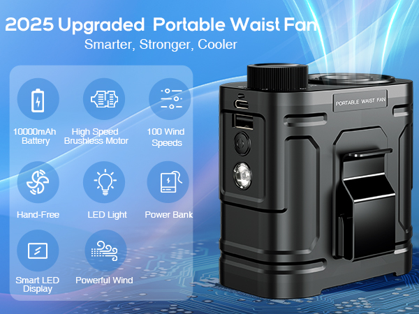 portable waist fan
