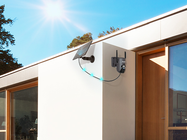 solar security camera outdoor