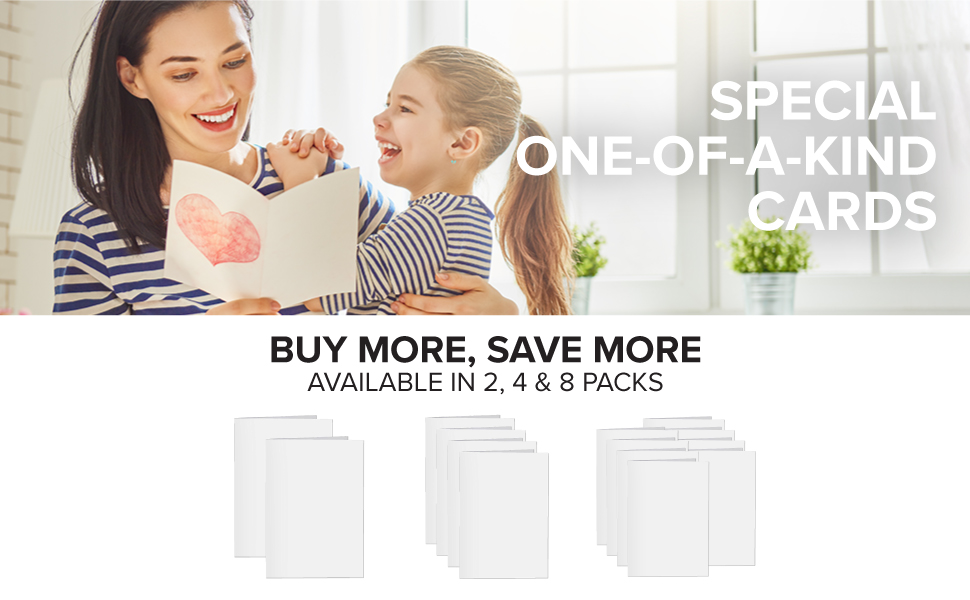 buy more save more bundle packs of recordable custom greeting cards