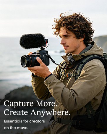 Essentials for creators on the move.