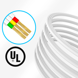 Flat Extension Cord Surge Protector Power Strip USB Ports Flat Plug Outlet Extender Protection