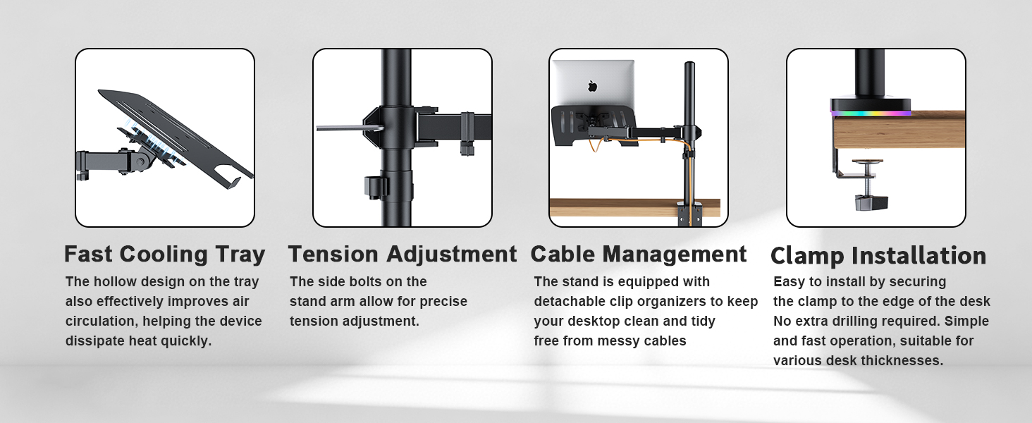 Monitor &amp;amp; Laptop Mount Stand